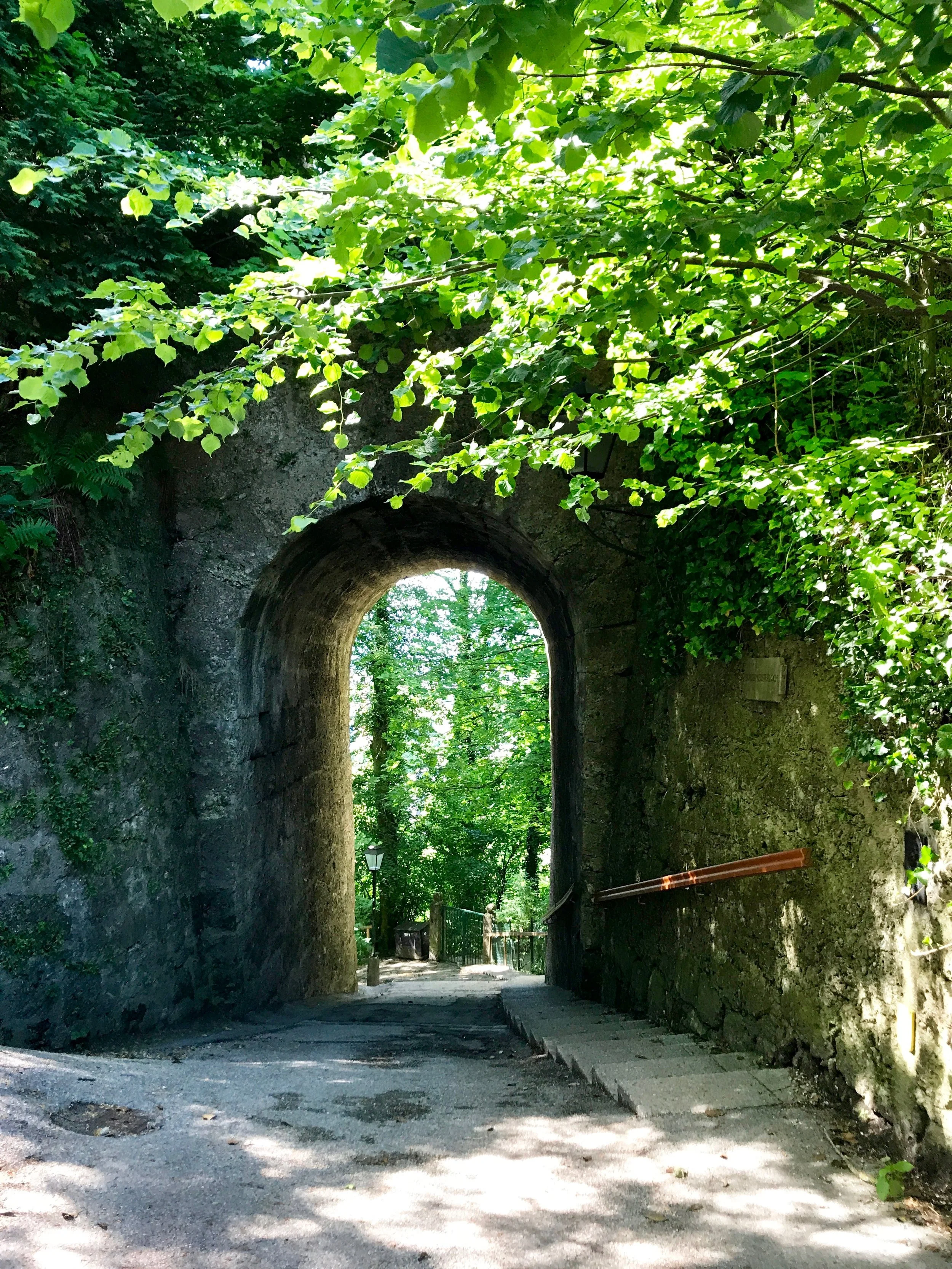  We took this during the long, sweaty hike up Salzburg's largest hill to the Festhung Hohensalzburg, a fortress so foreboding that it scared off any and all armies interested in conquering the city over the past millennium. And indeed, the city has n