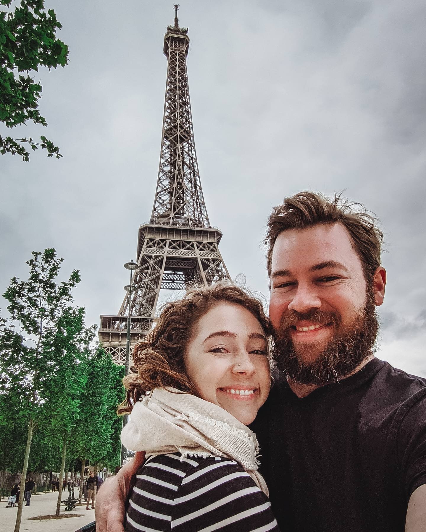 Missing travel 🧳 with my favorite Beard. We took this photo on our fifteenth international trip together 🇫🇷&mdash;our penultimate before COVID hit. As we&rsquo;ve gone deeper into 2020, we&rsquo;ve spent more time flipping through travel photos an