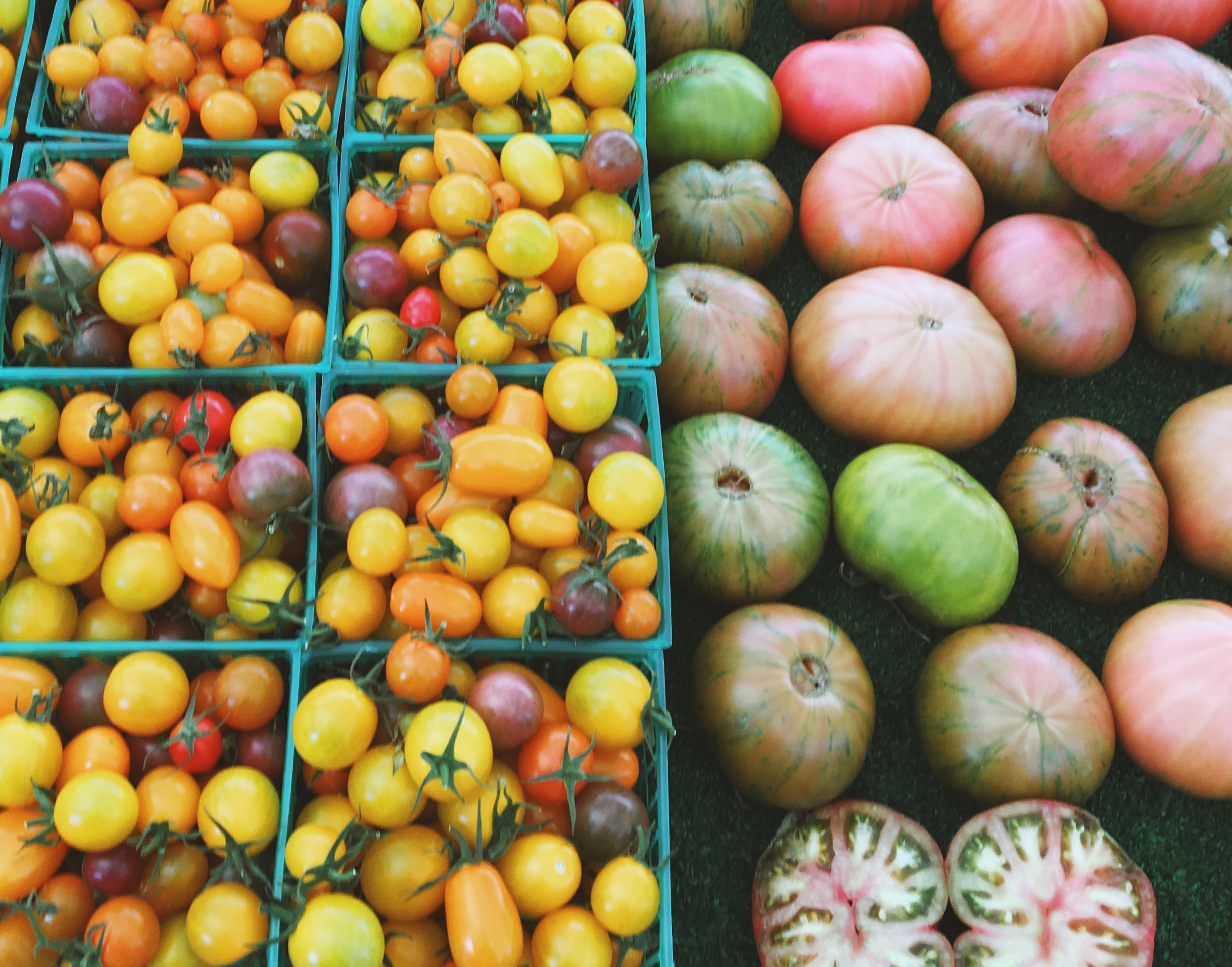 PRODUCE AT THE LOCAL FARMER'S MARKET. PHOTO BY NORDIC FOX DESIGN CO