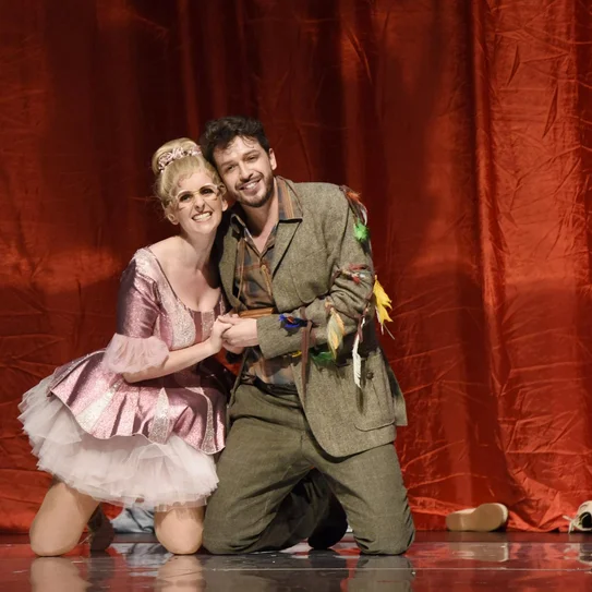  Papagena + Papageno (Salomon Zulic del Canto) am Saarländischen Staatstheater 