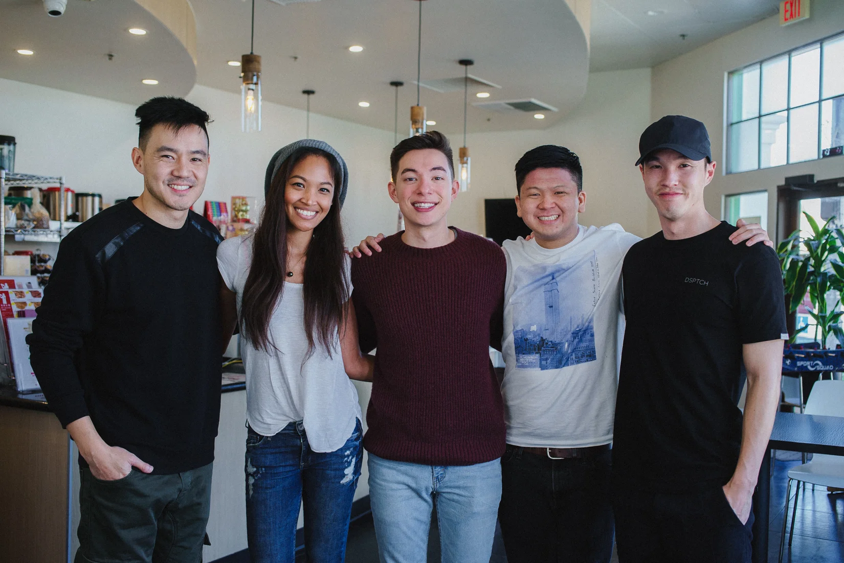 Phil, Neka, Motoki, Taylor and Wes.
