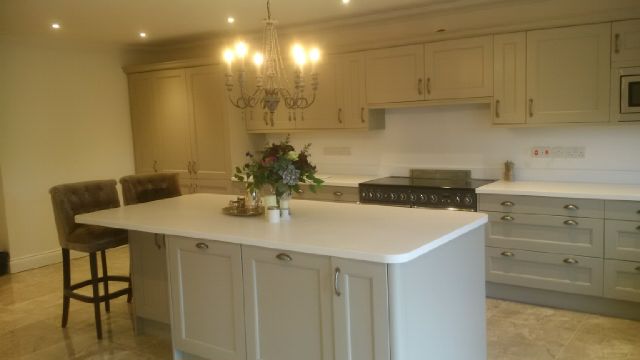 Beautiful kitchen with doors