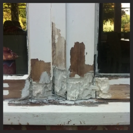 Rotten Window Frame