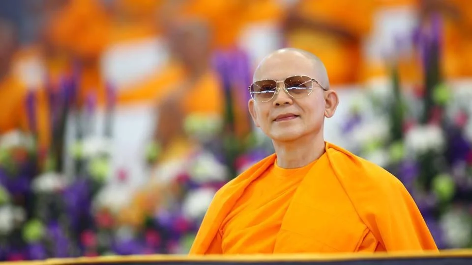 Most Venerable Phrathepyanmahamuni (Luang Por Dhammajayo), the abbot of Wat Phra Dhammakaya