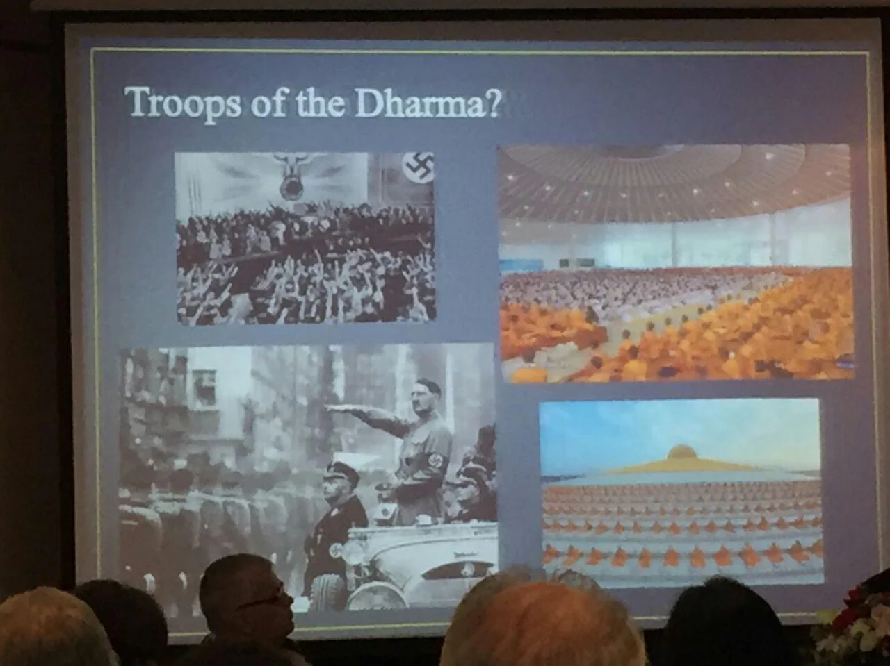 This is an actual slide from Dr. Mano Laohavanich's Anti-Dhammakaya presentation at the Foreign Correspondents Club Thailand Panel. 