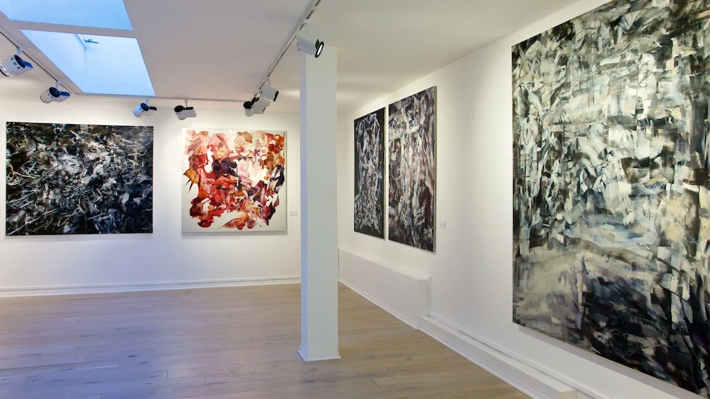 RIGHT/Kintsukuroi (Lateral Inhibition) in the exhibition Louis Savage: Kurofune at Lacey Contemporary London
