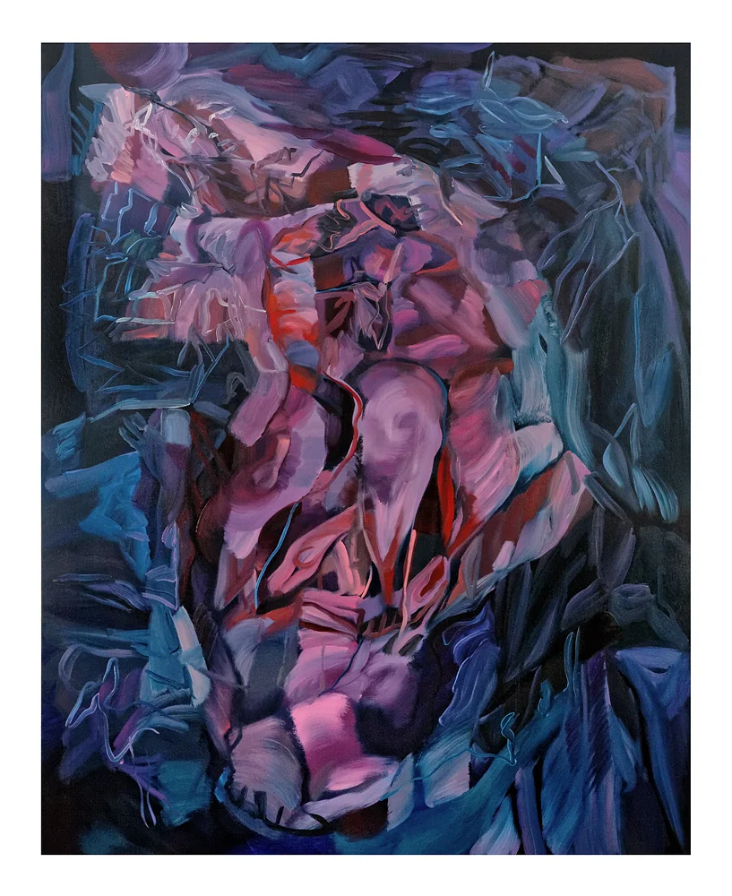 Barycenter IV 120 x 150 cm Oil on Canvas Louis Savage