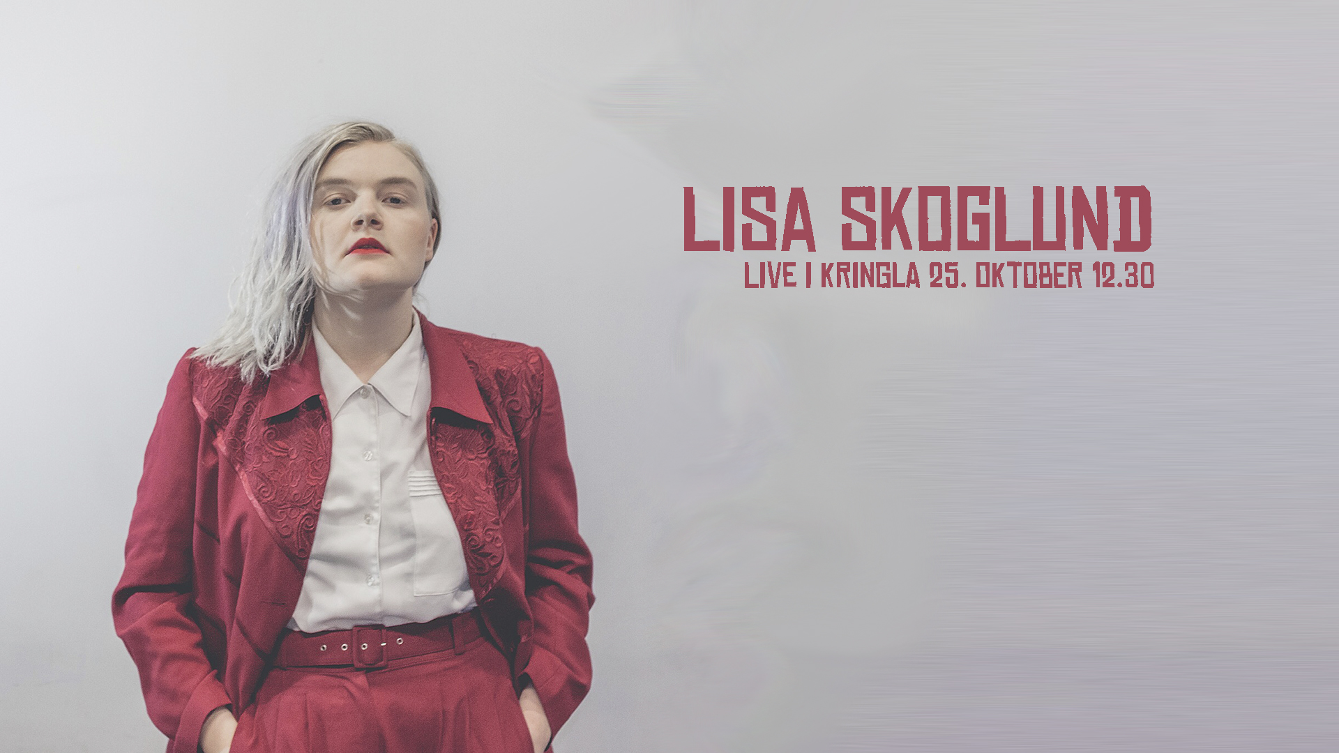 Lunsjkonsert i kafé Kringla 25.10 kl. 12.30: Lisa Skoglund