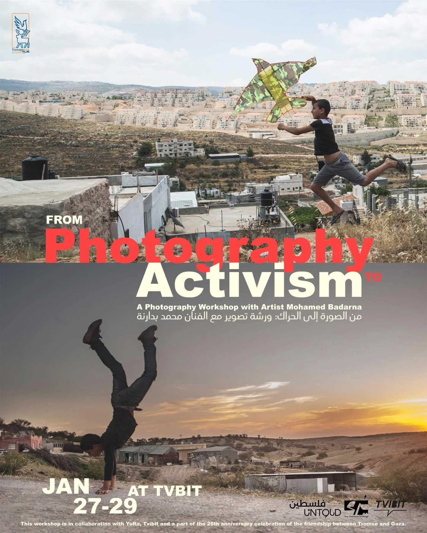 Open call to join a photography workshop/
From Photography to Activism: A Photography Workshop with Artist @badarne1 

This photo workshop explores the power of photography to create impact and drive social change. Focusing on the Palestinian experie