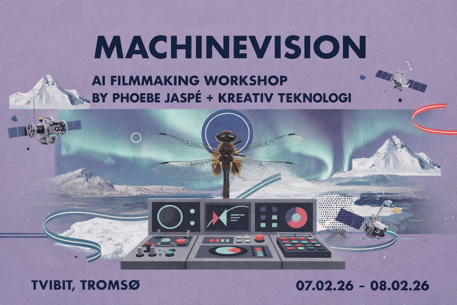 MachineVision - AI Filmmaking workshop by Phoebe Jaspé + Kreativ Teknologi