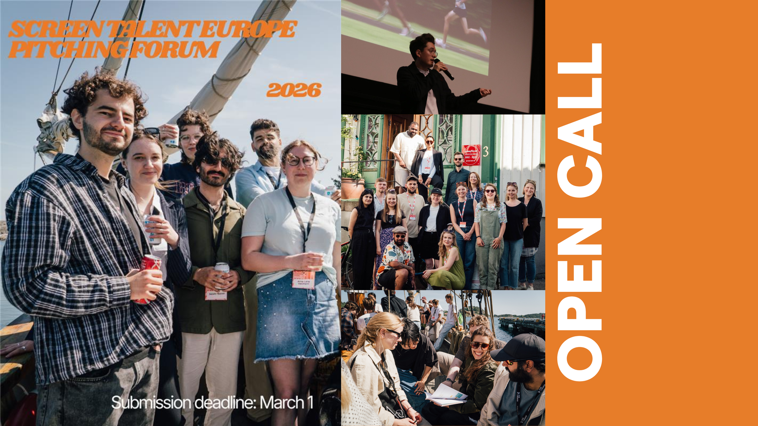 Open Call: Screen Talent Europe Pitching Forum 2026