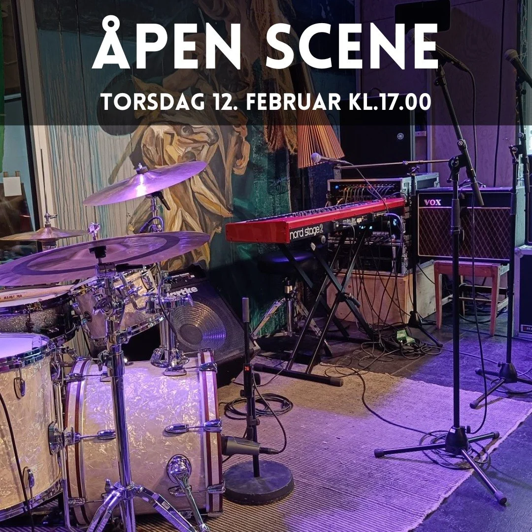 Alltid hatt lyst til &aring; st&aring; p&aring; en scene? 🎸 Etter hybelmiddag har du sjansen!
&Aring;pen scene p&aring; torsdag 12.02! Vi starter 17.00 og holder p&aring; til 19.00🎶
Ta med deg ditt instrument 🎷 eller stemmen din, her er alle velko