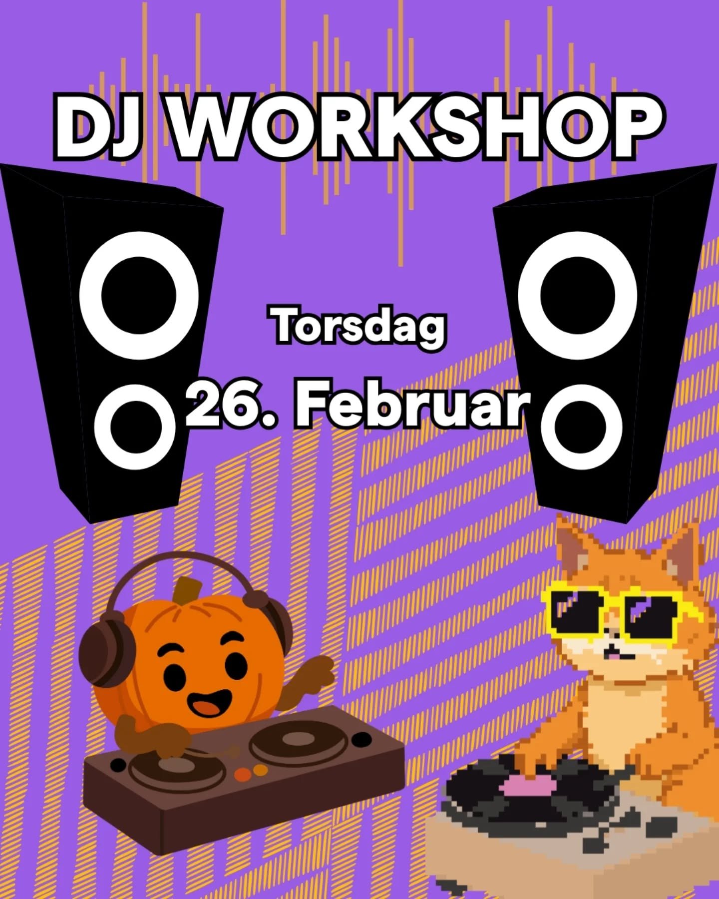 P&aring;melding in bio! / Signups in bio! 

Velkommen til ny DJ-Workshop p&aring; Torsdag 26.02.
Vi rigger til 2 rom med CDJ-spillere og et rom med vinylspillere. Workshoppen er &aring;pen for alle som &oslash;nsker uansett erfaring. 
Oppstart kl. 17