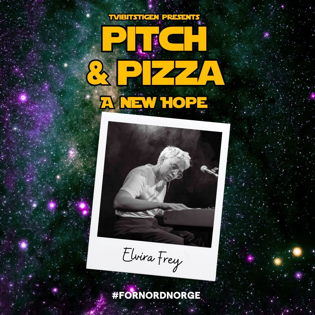 Second pitcher at Pitch &amp; Pizza, Elvira Frey with a music project:
&laquo;Elvira Frey skildrer nordisk natur gjennom en nysgjerrig utforskning av jazz, klassisk musikk og folkemusikk.
N&aring; har hun f&aring;tt st&oslash;tte fra Tvibitstigen til