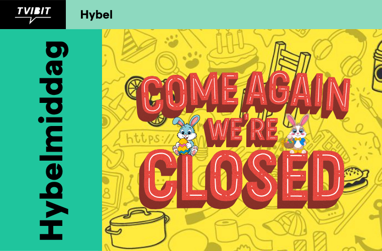 Hybelmiddag - Stengt, påske