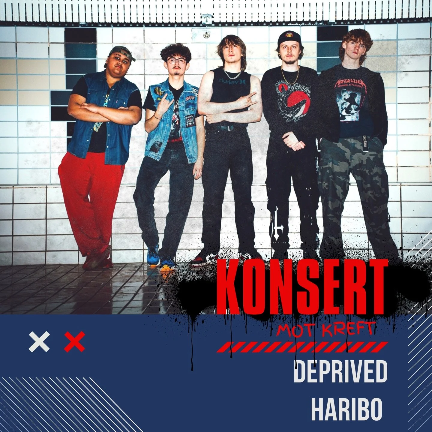 KONSERT MOT KREFT
&nbsp;
SETT AV DATOEN! 🗓️ Torsdag 9. april kl. 17:00 blir det konsert med Deprived og Haribo her p&aring; Tvibit Scene! 🎤🤘 Det blir i tillegg salg av kjempegode bakverk hvor inntektene g&aring;r uavkortet til kampen mot kreft. Bl