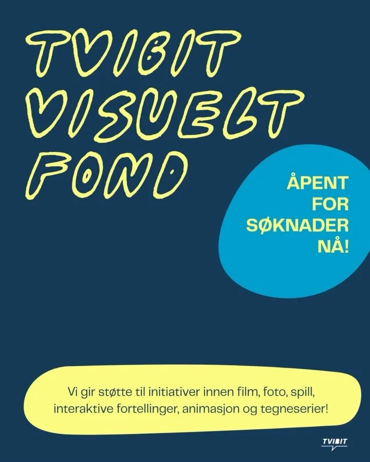 Har du en id&eacute; du vil lage?💡Tvibit Visuelt Fond gir st&oslash;tte til ditt prosjekt innenfor visuell kunst, spesielt levende bilder og annen visuell historiefortelling.📸📹✍️🎨🕹️📼📀

S&oslash;k st&oslash;tte n&aring;!💥Det er l&oslash;pende 