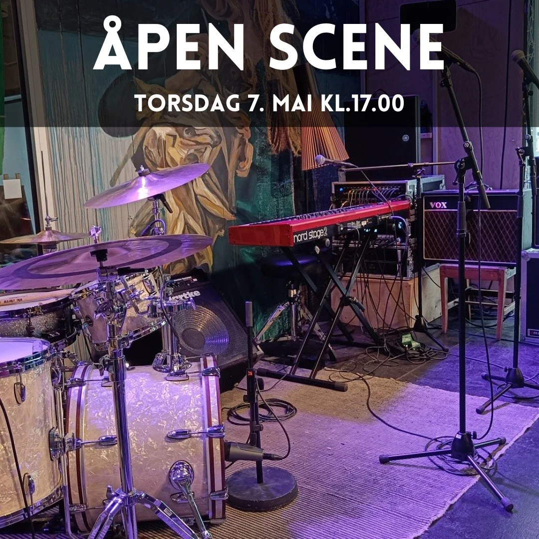 Alltid hatt lyst til &aring; st&aring; p&aring; en scene? 🎸 Etter hybelmiddag har du sjansen!
&Aring;pen scene p&aring; torsdag 07.05! Vi starter 17.00 og holder p&aring; til 19.00🎶
Ta med deg ditt instrument 🎷 eller stemmen din, her er alle velko