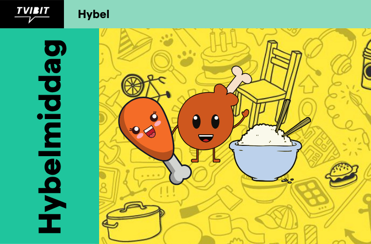 Hybelmiddag - Kyllinglår, ris og karrisaus.