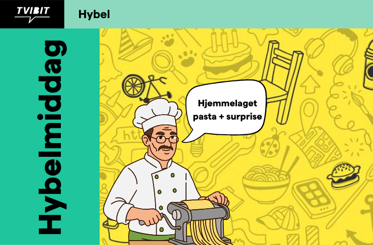 Hybelmiddag - hjemmelaget pasta.