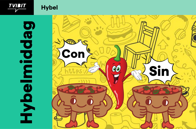Hybelmiddag - chili con/sin carne