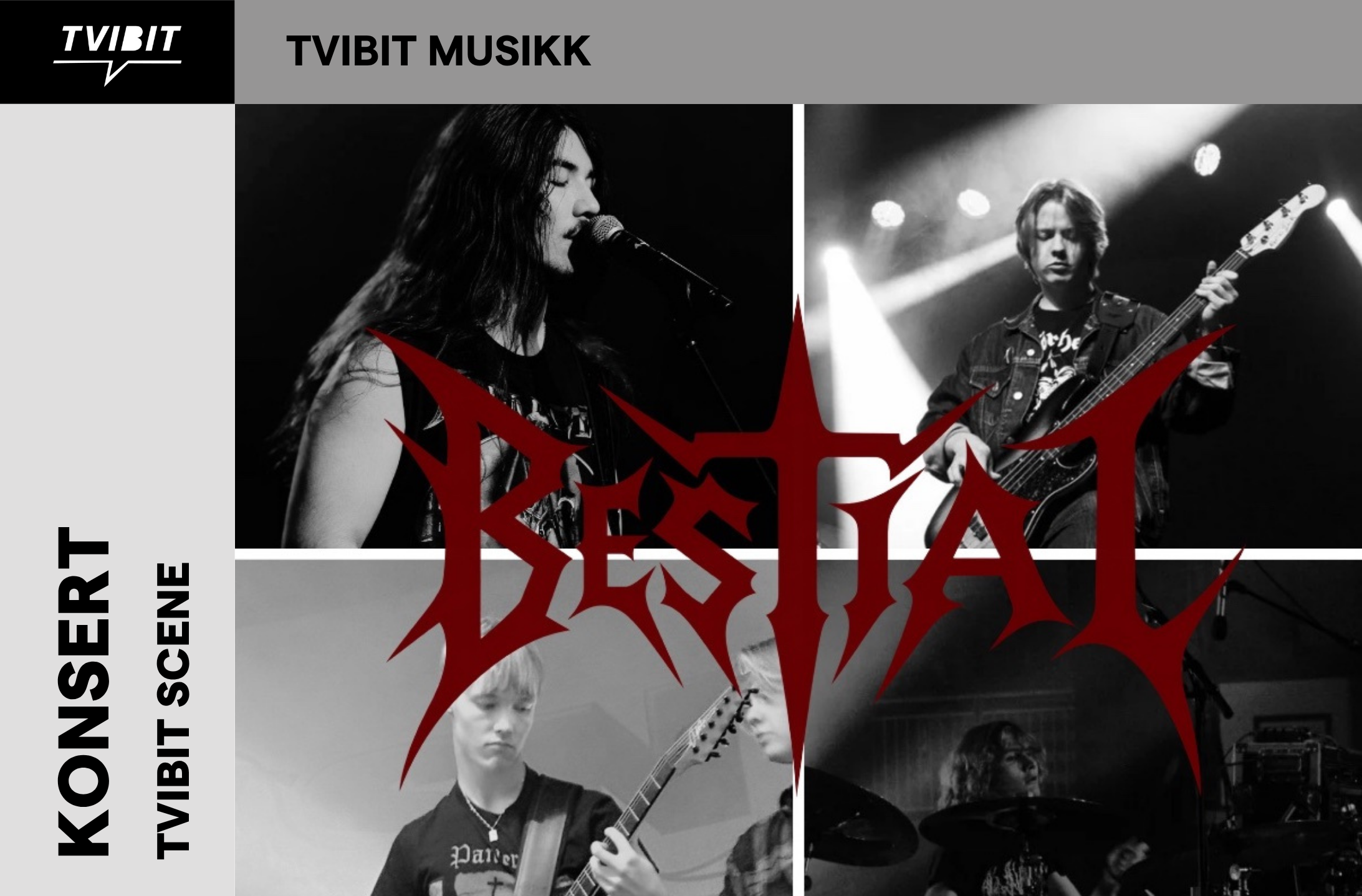 LiveTorsdag! Gratis konsert med Bestial & LadyBird