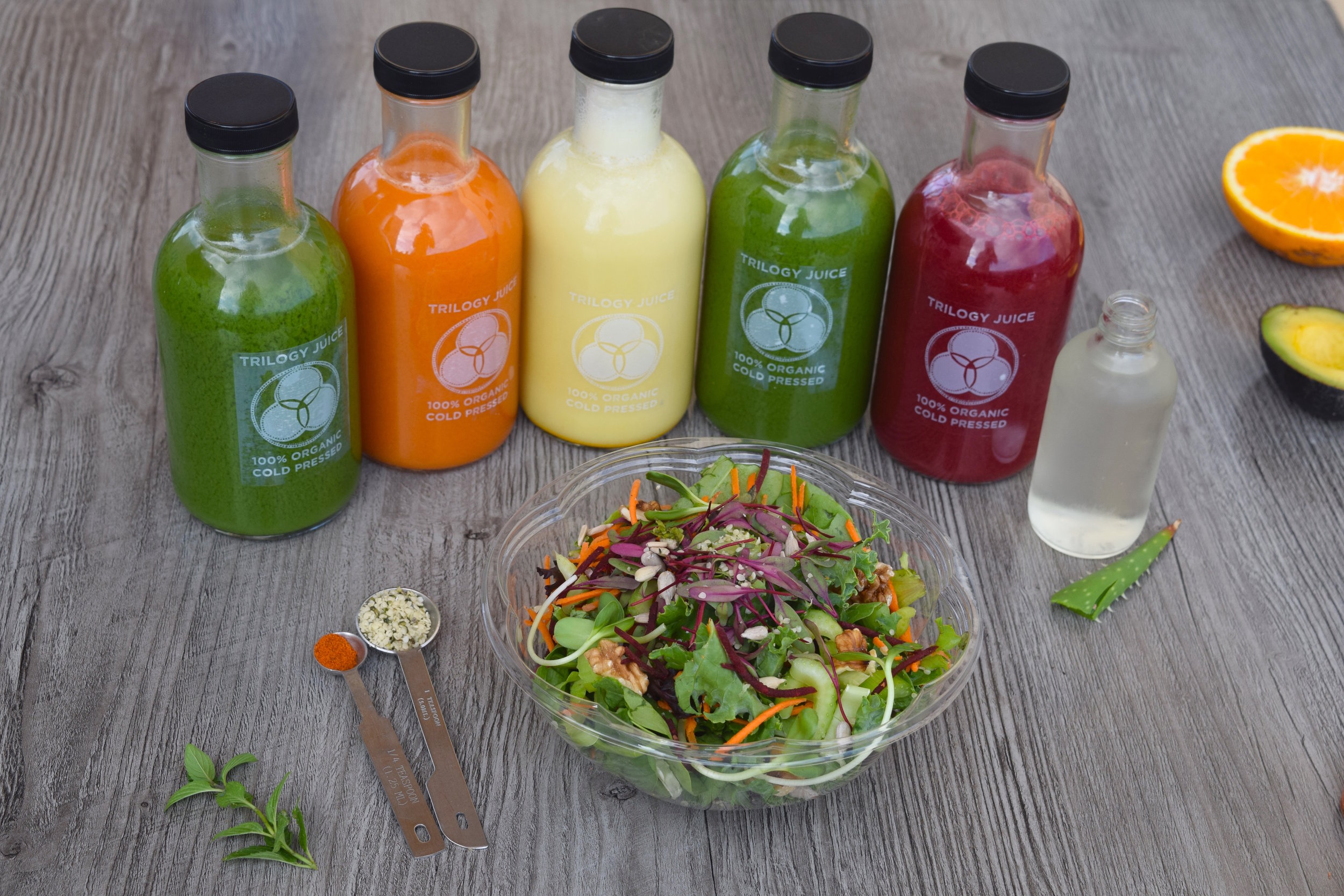Organic Juice Cleanse San Diego Trilogy Sanctuary