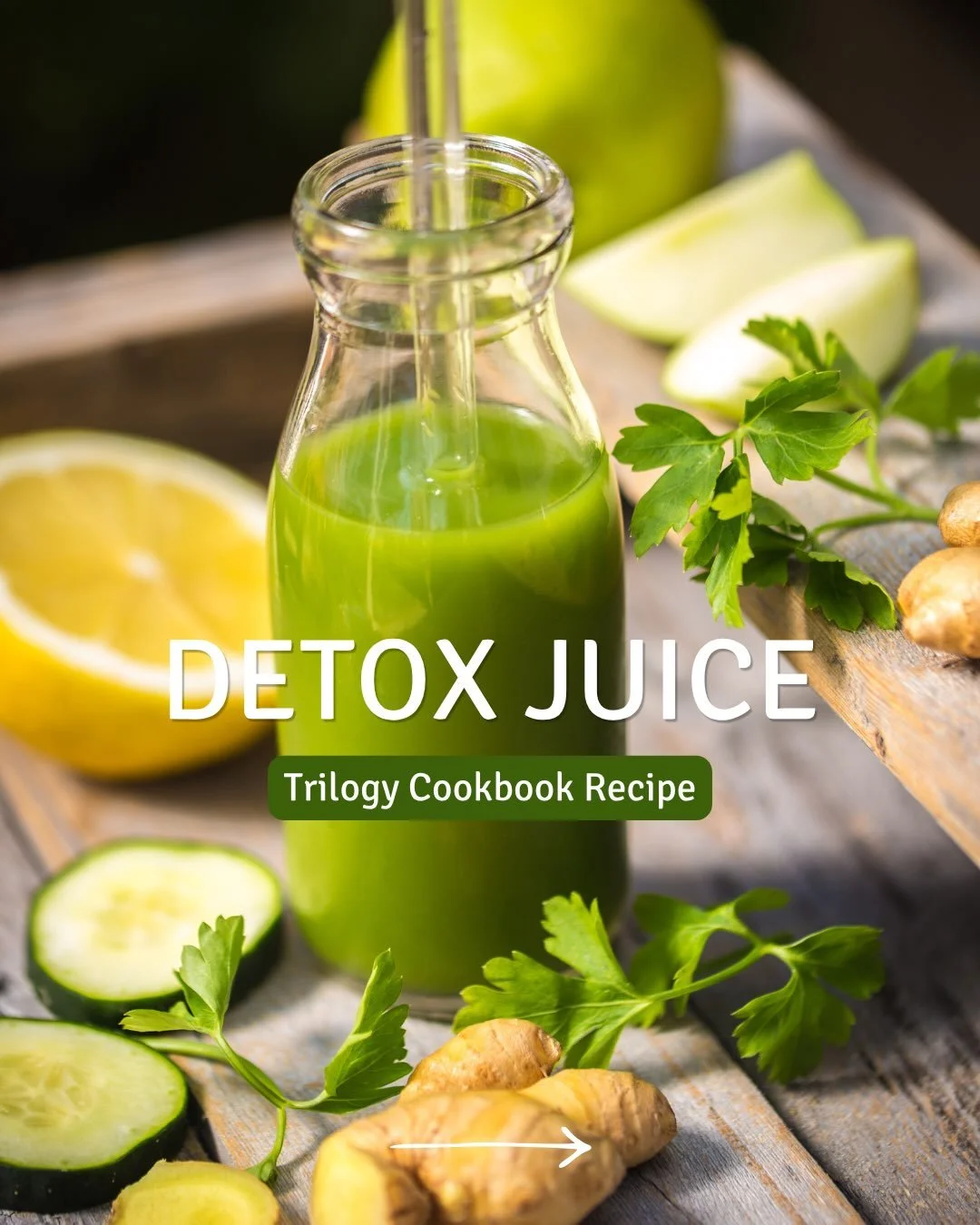 Recipe spotlight: Detox Juice 🌱

Juicing removes the insoluble fiber, which means the body does not expend a lot of energy &lsquo;digesting&rsquo; the vegetables. This helps you absorb all the nutrients more easily.

This is important because most o