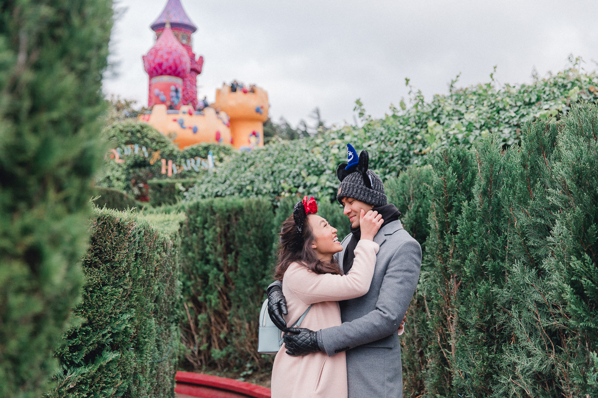 Chen Sands Paris Photographer Disneyland in Winter Engagement 15.jpg