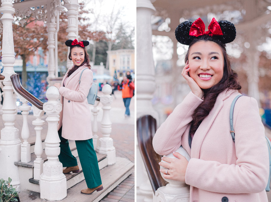 Chen Sands Photographer Paris Disneyland in Winter Engagement Session - dyptich 2.jpg