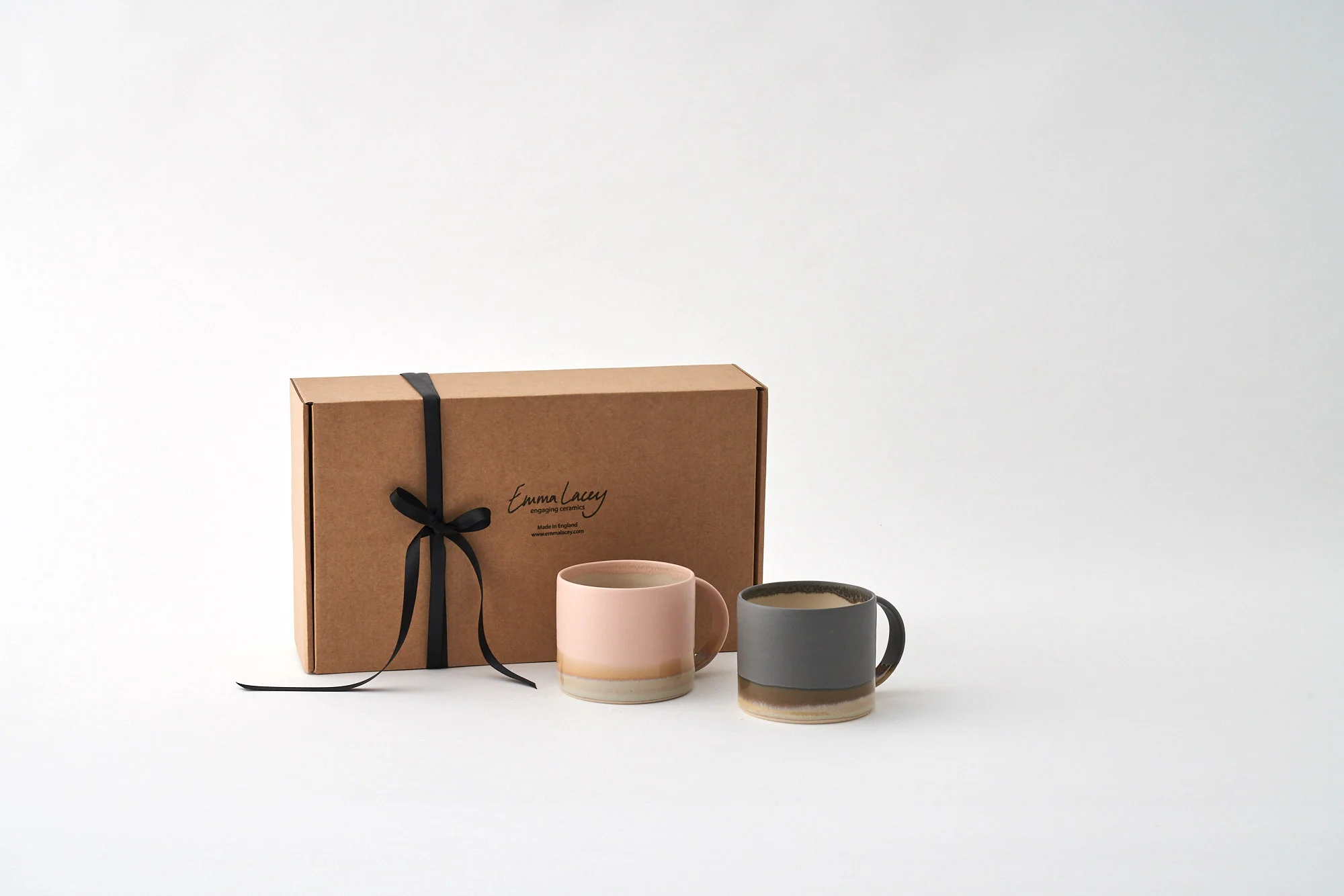 Pink & Slate/Stone Glaze