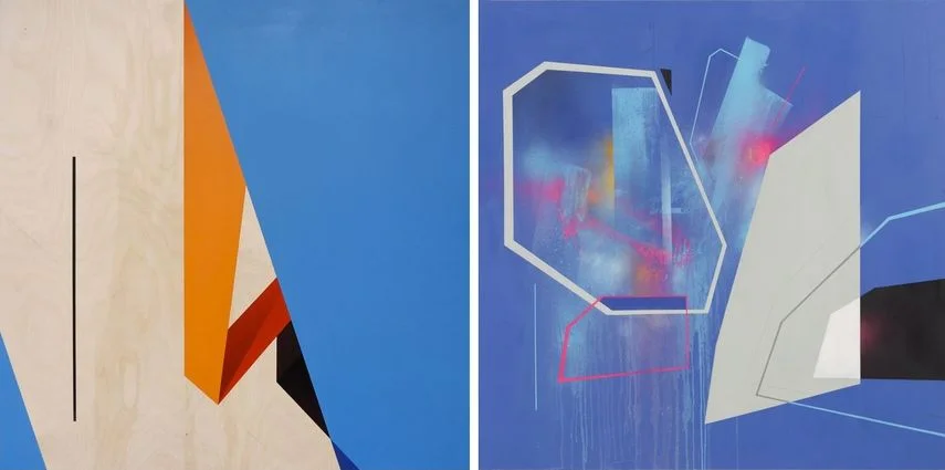 Left: Remi Rough – The whole thing must, 2017 / Right: Remi Rough – Unconventional, 2017