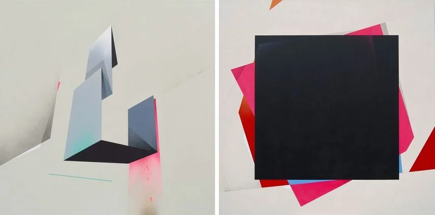 Left: Remi Rough – Illuminated, 2017 / Right: Remi Rough – M E O, 2017