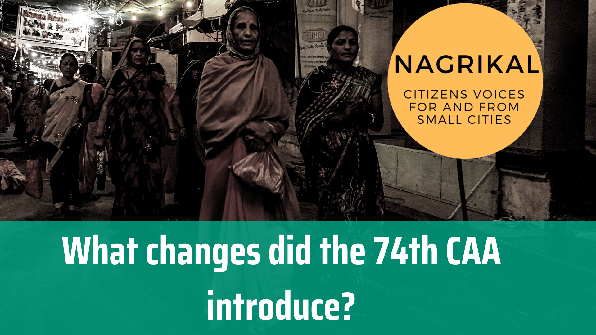 What Changes Did the 74th CAA Introduce?