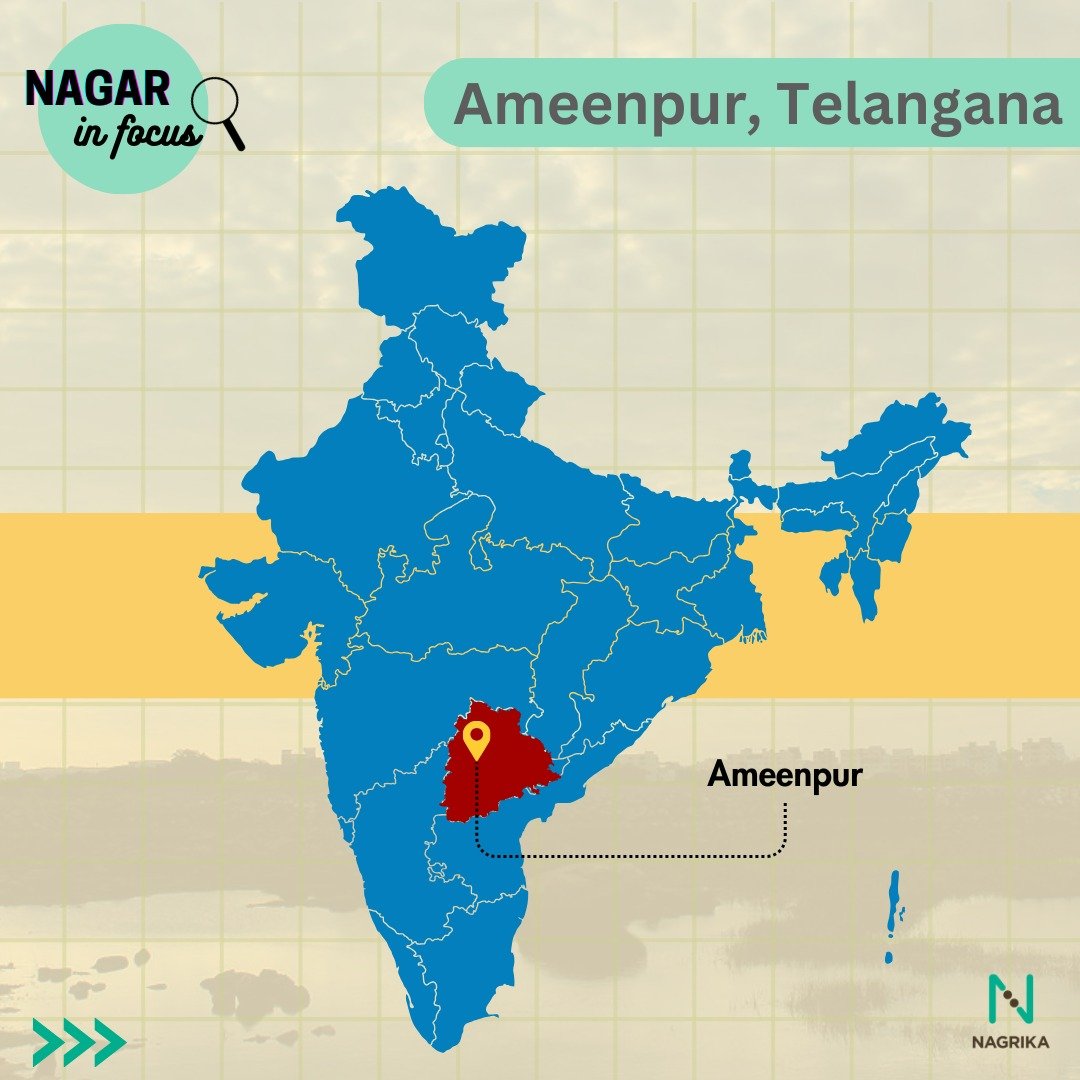 In this week's #NagarinFocus, we put a spotlight on Ameenpur, Hyderabad's satellite town which is home to the scenic Ameenpur Lake. This lake is the 1st waterbody in India to be recognized as a Biodiversity Heritage Site in an urban area. Grassroots-