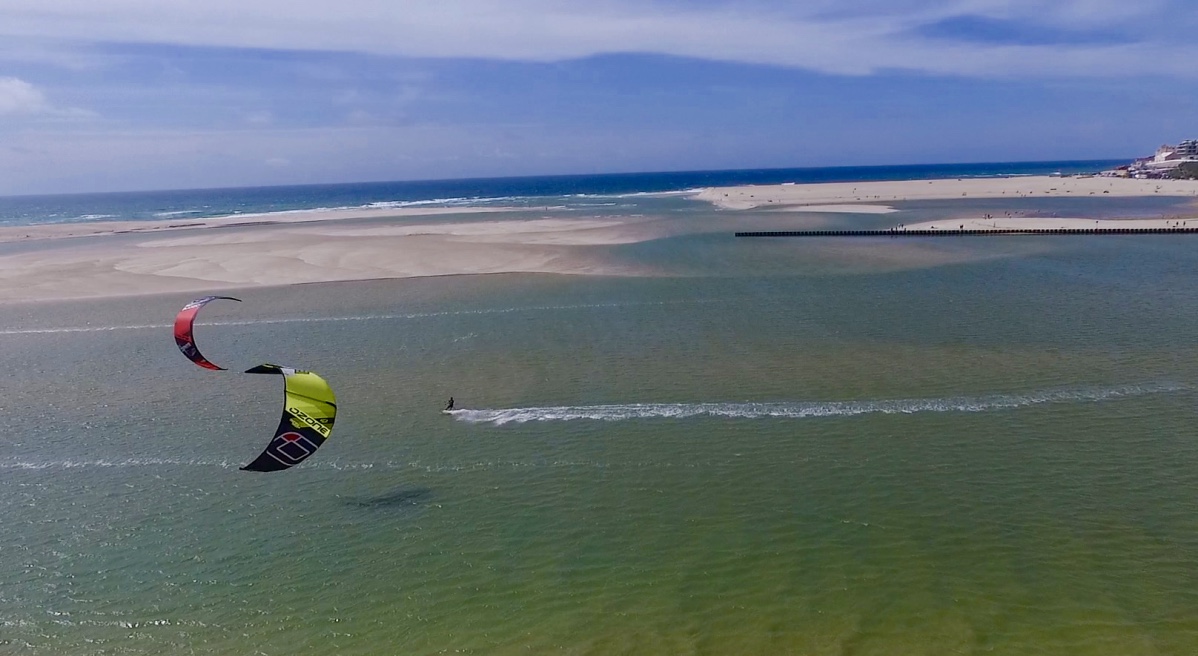 风筝冲浪学校葡萄牙风筝控制。jpg