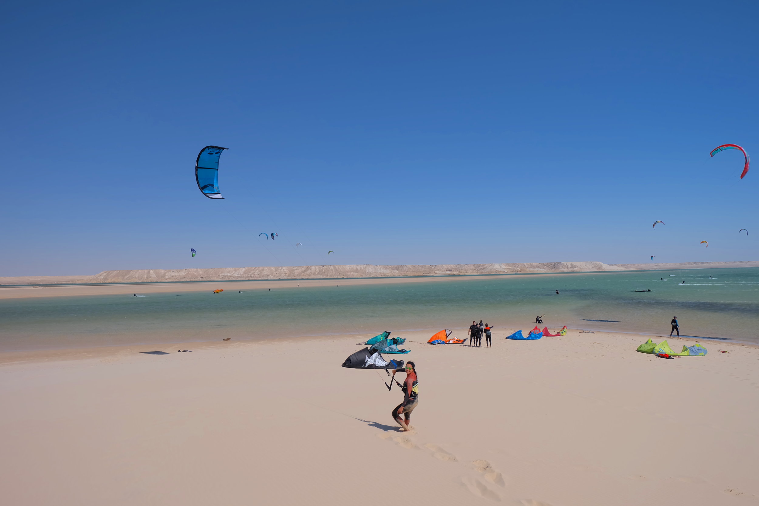 风筝冲浪之旅-摩洛哥达克拉-风筝控制。jpg