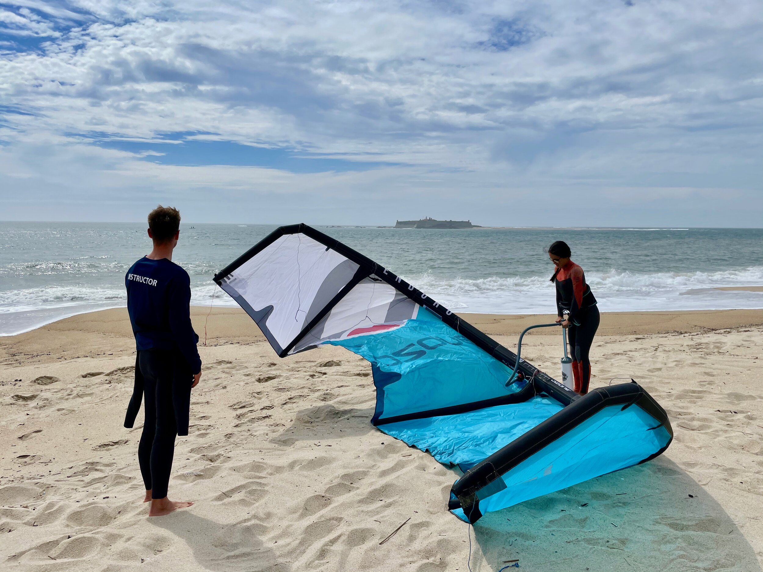 葡萄牙莫里多风筝冲浪课程-风筝控制。jpg