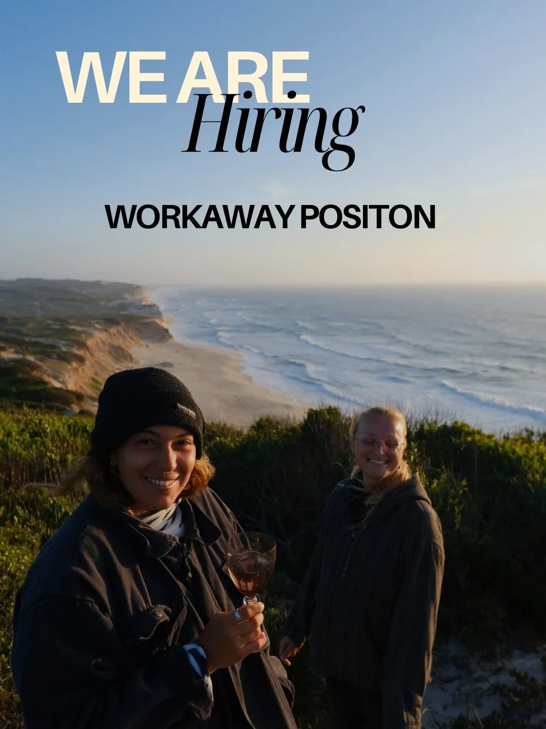 Join our kite family in &Oacute;bidos! 🌊

We&rsquo;re a kitesurfing school looking for volunteers from April to November to help at our beautiful spot in &Oacute;bidos, Portugal 🇵🇹
Wind, ocean, sunsets and unforgettable memories included 🤍

Inter