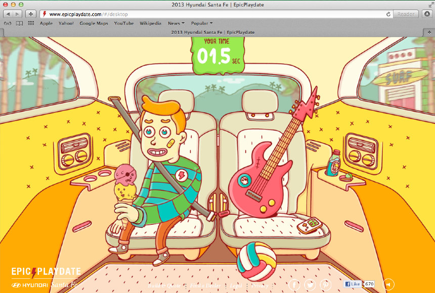 Epic Playdate Website Game