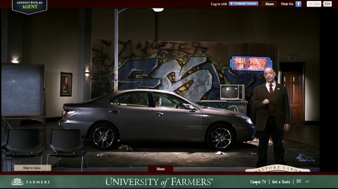 Microsite / Car insurance / Farmers