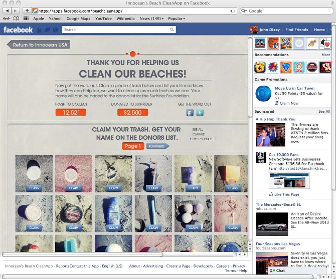 Facebook Tab