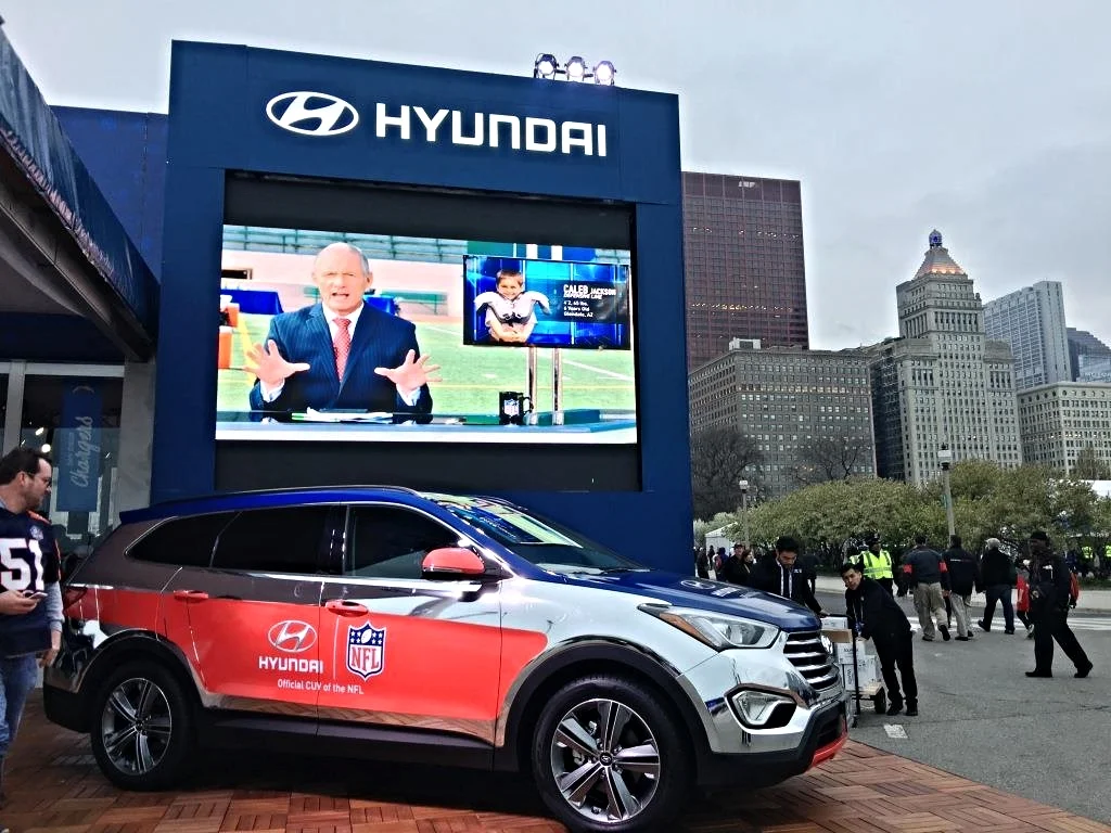 Event Activation in Chicago on Draft Day