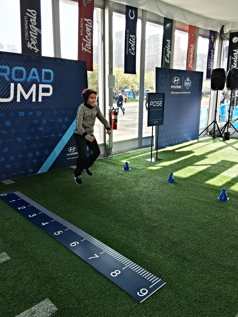 Event Activation in Chicago on Draft Day
