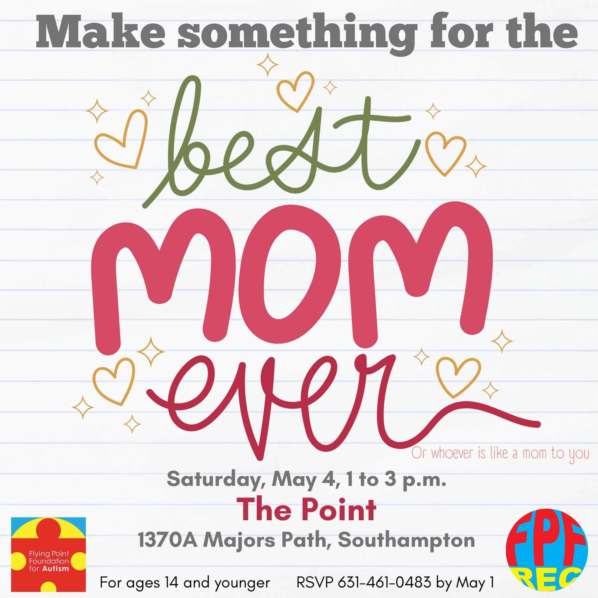 Be ready for Mother's Day. Reserve a spot today.