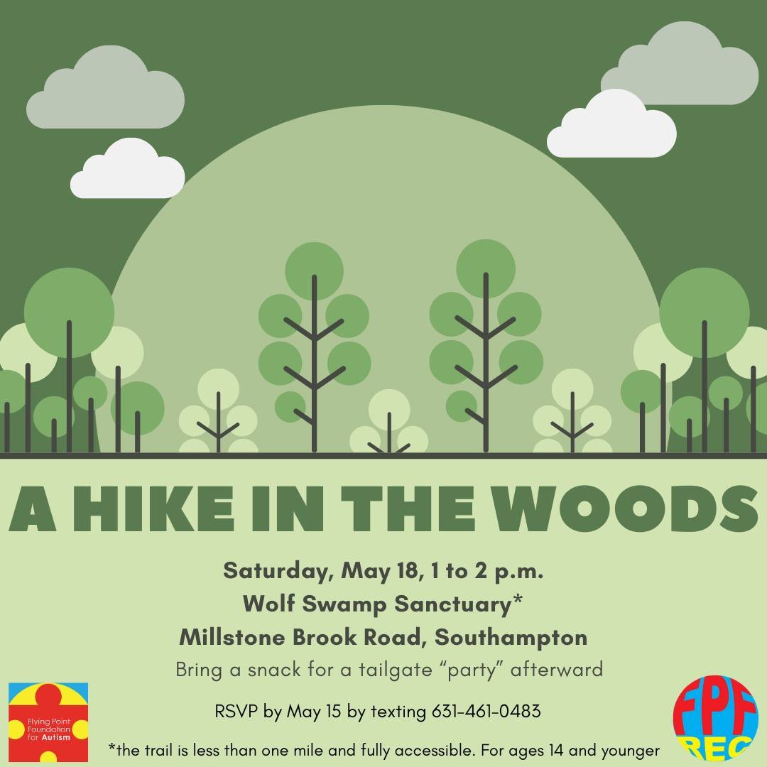 How about a little fresh air? Join us for a hike at the fully accessible Wolf Swamp trail. 
Reserve by May 15 but why wait? Reserve right now.