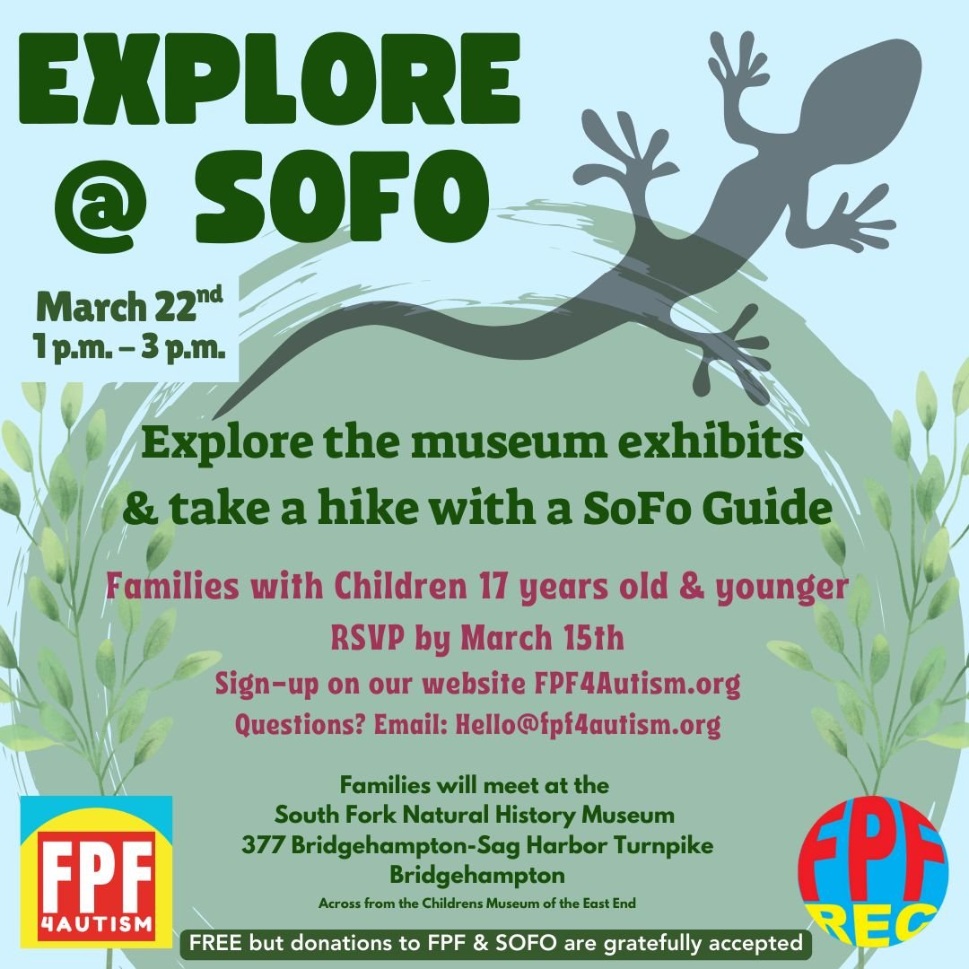 Register Now! 
Explore @ SOFO &mdash; March 22 &mdash; 1:00pm - 3:00pm
Open to Families with Children 17 &amp; younger