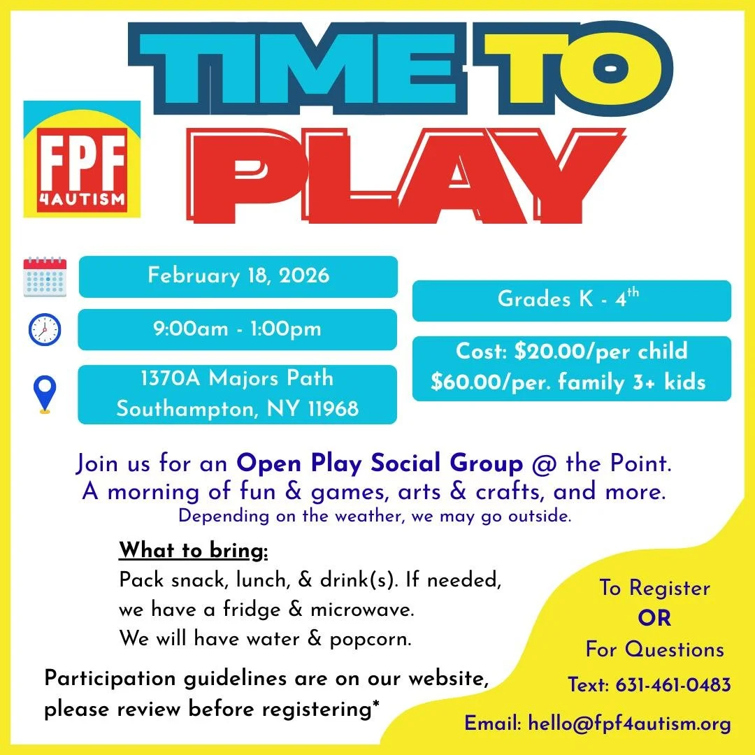 Join us for a Spur in the Moment event. Time to Play

For those being dropped off, preregistration is appreciated to ensure we have ample staffing. Families who would like to come play &amp; see what our programs are all about can do so without prere