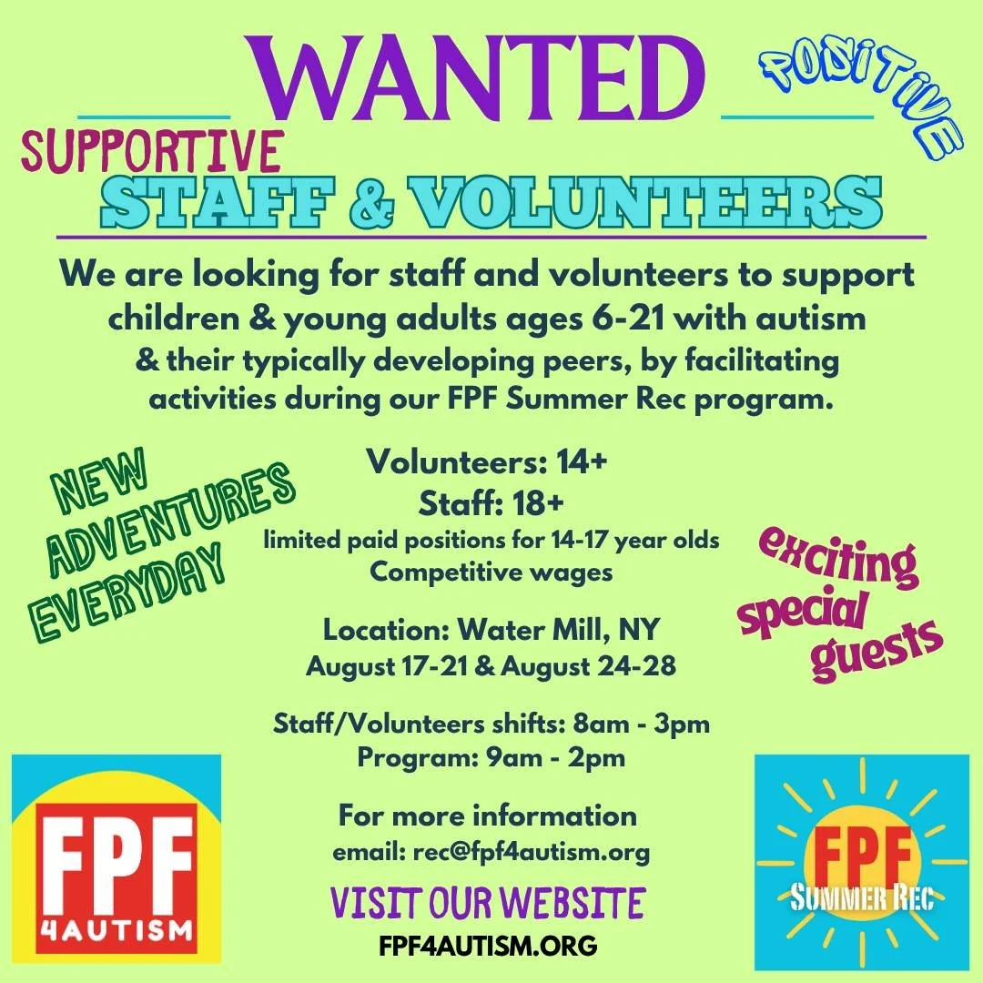 Volunteer &amp; Employment Opportunities available. 
See the flyer for details.