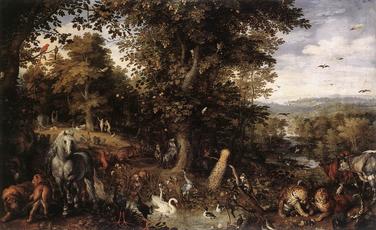 Photo: Jan Brueghel, The Garden of Eden with the Fall of Man